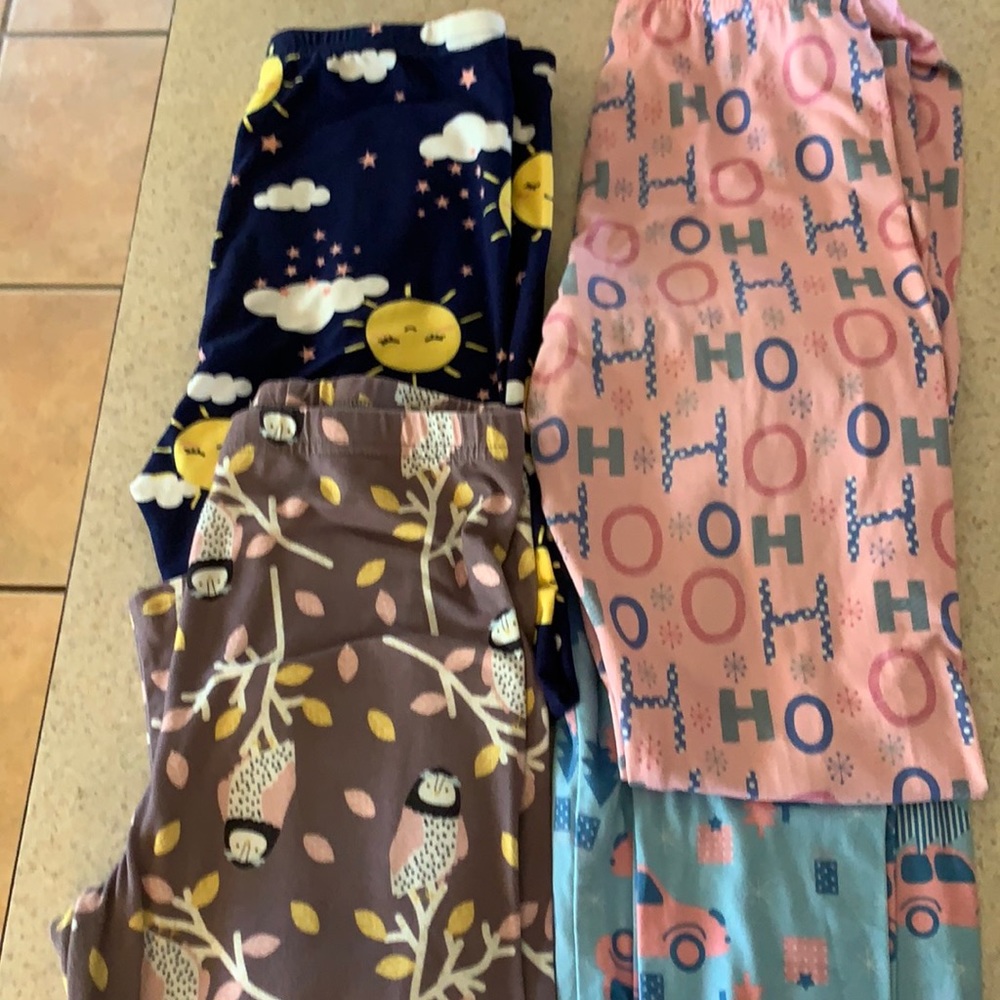 Lot of 4 buttery soft leggings